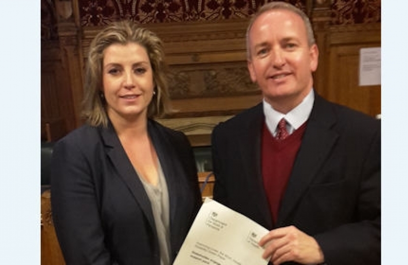 Mark Pritchard with Penny Mordaunt