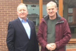 Mark Pritchard MP with Cllr Nigel Lumby
