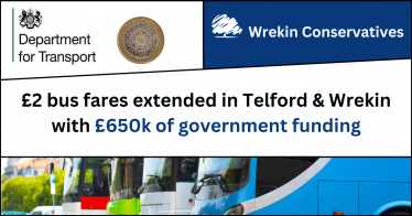 £2 bus fares extended in Telford & Wrekin with £650k of government funding